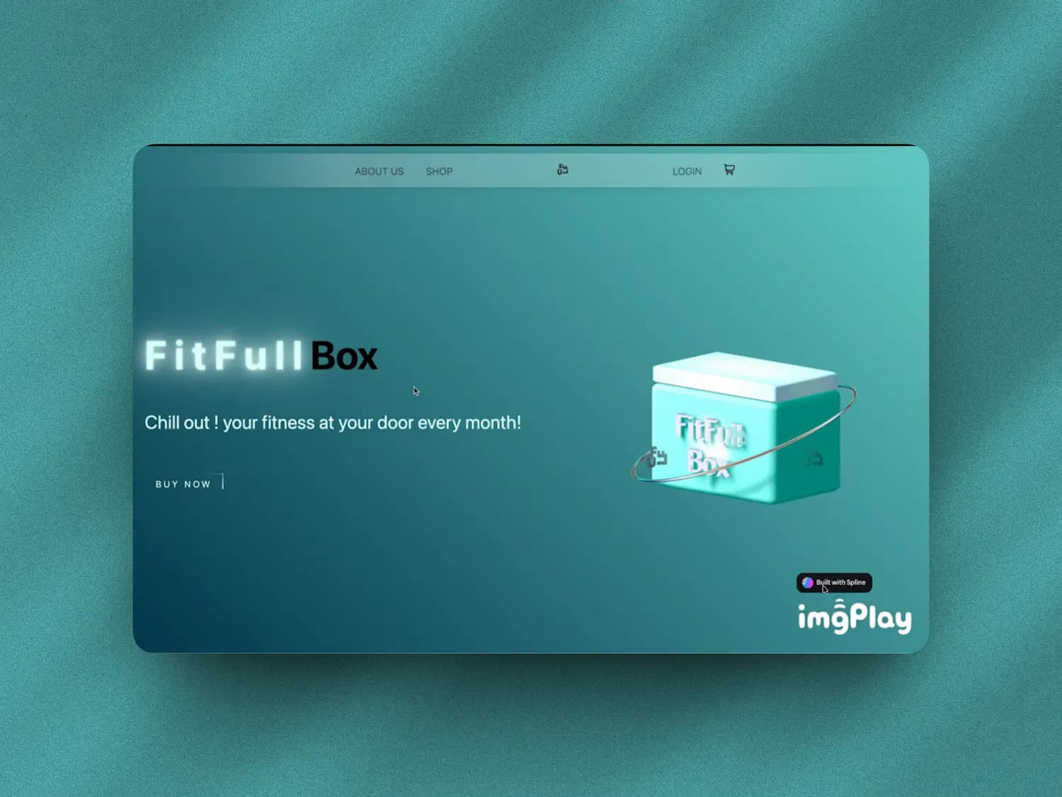 FitFull Box : site d'une box sport avec intégration 3D