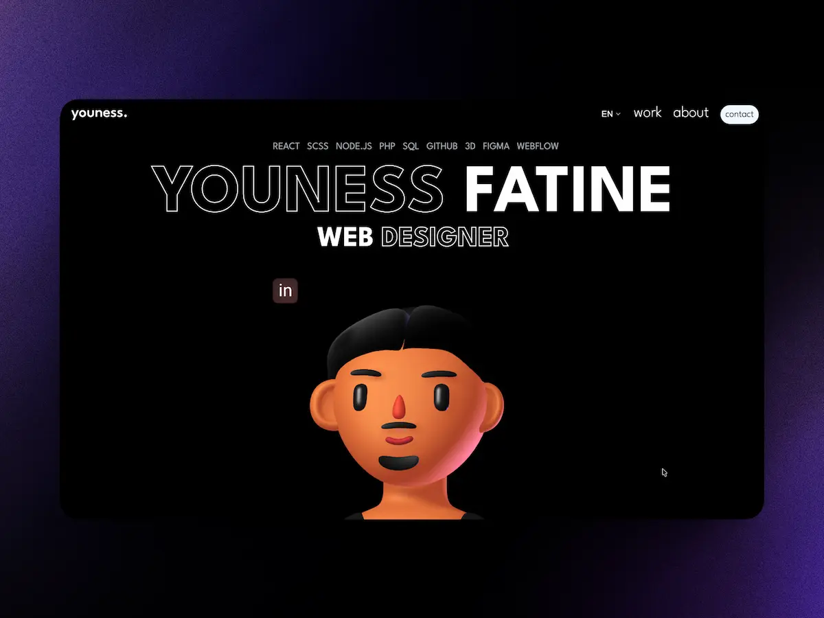 Portfolio V1 — Mon tout premier portfolio